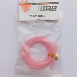 2025-02 Rose RB Durite silicone rose 70cm