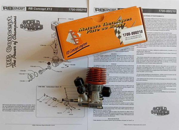 RB Moteur X12 01700-000210 neuf en boite