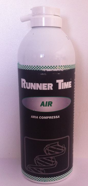 RUNNER TIME Air comprimé 400ML liquidation à 1€ la bombe