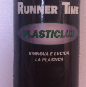 RUNNER TIME PLATICLUX 400ML cire et rénove le plastique Liquidation 1€ la bombe