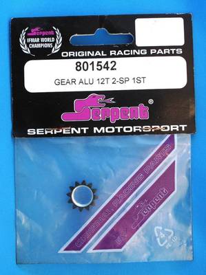 801542 Pignon Alu 12 dents BDV (1er)