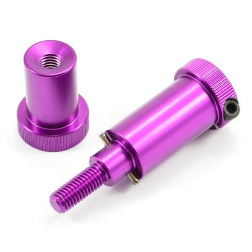 2005B RB Adaptateur 12mm de couleur violet pour piste 1/8éme de 