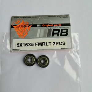 5x16x5 FM (2PCS) RB Roulement avec flasque métal.