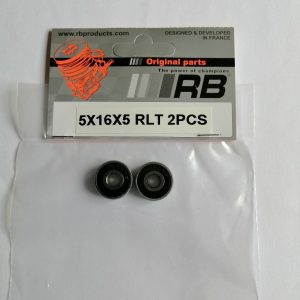 5x16x5 RLT (2PCS) RB Roulement étanche flasque noire.
